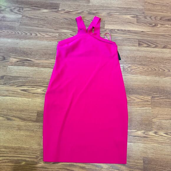 CHIARA BONI LA PETITE ROBE Guendaline Halter Dress - Bouganville size 40/ US 4 - Picture 9 of 13